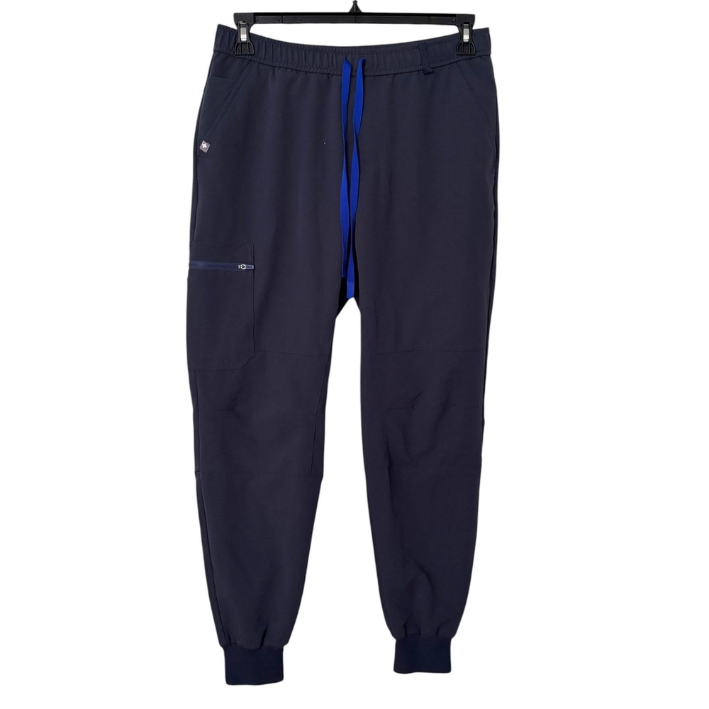 FIGS Mens Medium Scrub Pants Navy Blue Leon Technical Jogger M22SW2001 PO 2340